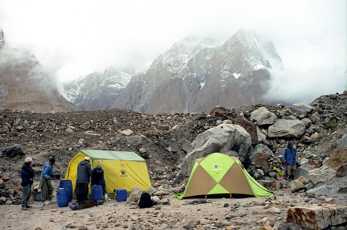 02 Campsite At Khoburtse In Rain